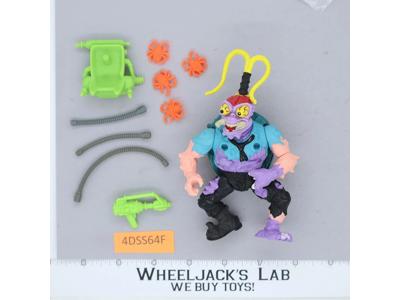 Scumbug 100% Complete W/Card Teenage Mutant Ninja Turtle TMNT 1990 Playmates
