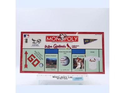 St. Louis Cardinals Edition Monopoly 2001 Parker Brothers Board Game MISB NEW