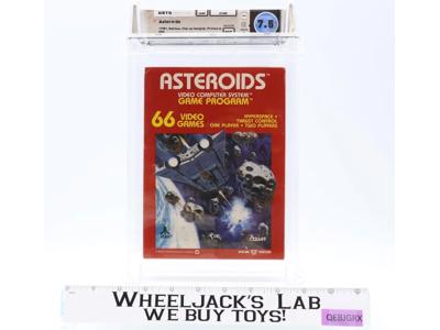 Asteroids WATA GRADED 7.5 Atari 2600 1981 NS Seal Rating SEALED