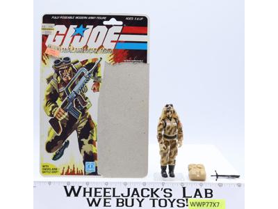 Dusty V1 100% Complete W/ Cardback 1985 G.I. Joe Hasbro Vintage Action Figure