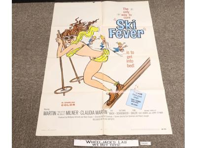 Ski Fever Claudia Martin Original 1968 Movie Poster 41 x 27