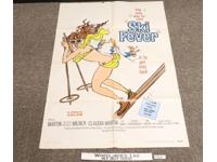 Ski Fever Claudia Martin Original 1968 Movie Poster 41 x 27