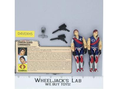 Tomax & Xamot V1 100% Complete G.I. Joe 1985 Hasbro Vintage Action Figure