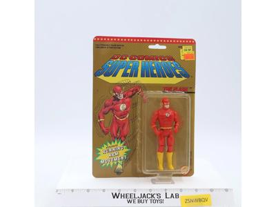 The Flash RUNNING ARM MOVEMENT Super Heroes DC Comics ToyBiz 1990 MOSC NEW