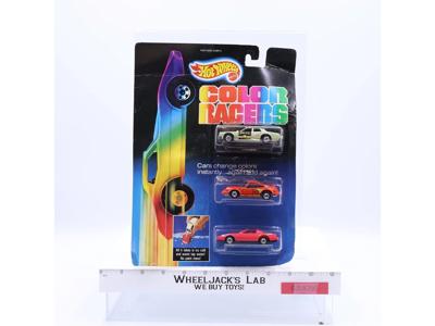Color Racers FERRARI THUNDERBIRD POLICE TAXI Hot Wheels 1987 Mattel NEW SEALED