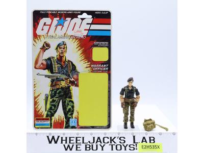 Flint V1 100% Complete W/ 34 Cardback 1985 G.I. Joe Hasbro Vintage Action Figure