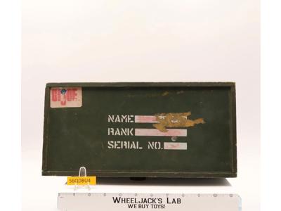 G.I. Joe Wooden Footlocker 1964 Hasbro Vintage Action Accessory