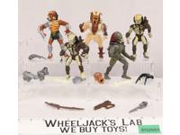 Lot of 5 Predator Kenner 1990s Vintage Action Figures + Accessories