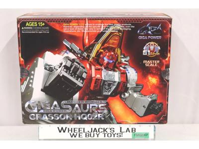 Gigasaurs Grassor HQ02R Giga Power Toys Action Figure NEW MIB
