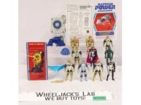 Lot of 10 Captain Power 1980s Mattel Vintage Action Figures + Accessories