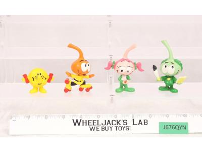 Lot of 3 Snorks + Little Miss Schleich 1980s Miniature PVC Figurines