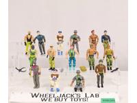 Lot of 15 Sgt. Rock  Action Figures 1980's Remco Toys 3.75" GI Joe KO