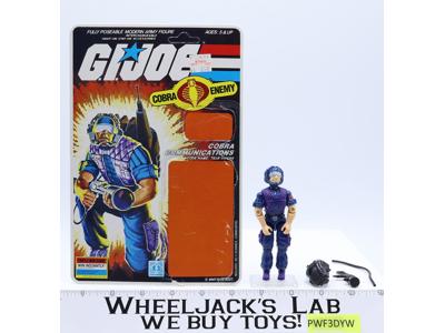 Tele-Vipers V1 100% Complete W/ 34 Card GI Joe 1985 Hasbro Vintage Action Figure