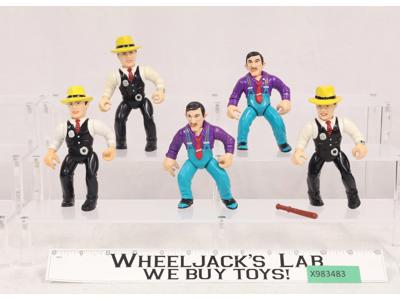 Lot of 5 Dick Tracy 1990 Playmates Vintage Action Figures + Accessories