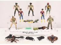 Lot of 7 Space Marines + 1 Xenomorph Aliens 1992 Kenner Action Figures