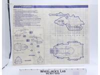 Cobra H.I.S.S. II 1989 ORIGINAL Instructions Blueprints G.I. Joe Hasbro Vehicle