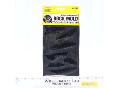 C1233 Embankments Rock Mold 1993 Woodland Scenics Terrain Accents NEW