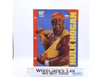 Hulk Hogan School Folder WWF Wrestling 1990 Titan Sports Vintage