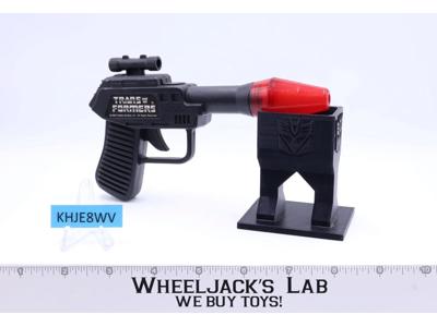 Transformers G1 Decepto Dress Up Set Blaster Pistol WORKS Hasbro Bradley 1984