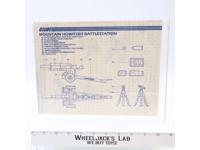 Mountain Howitzer Battlestation 1984 ORIGINAL Instructions Blueprints G.I. Joe