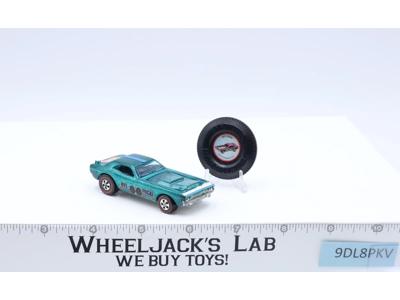 Bye Focal Aqua Hot Wheels 1970 Mattel Redline RL HK w/ Button w/ Injectors NICE!