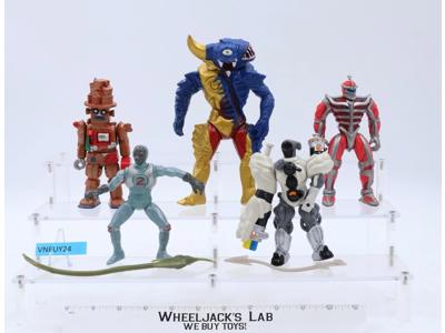 Lot of 5 Evil Space Aliens 5-8" Mighty Morphin Power Rangers 1990's Bandai
