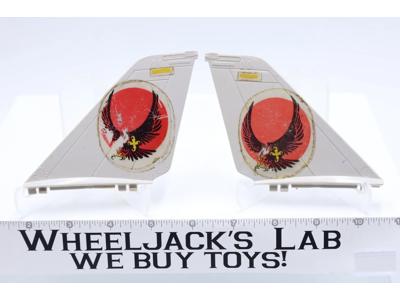 Skystriker XP-14F Tail Fin Wing PAIR 1983 GI Joe Hasbro Vintage Figure Vehicle