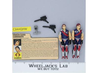 Tomax & Xamot V1 100% Complete G.I. Joe 1985 Hasbro Vintage Action Figure