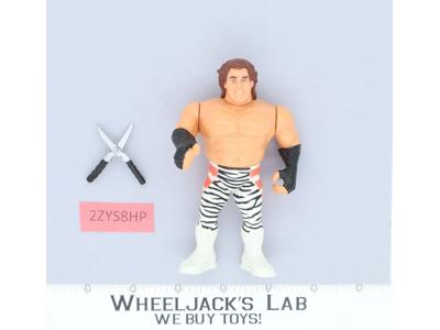 Brutus The Barber Zebra Pants Complete WWF Wrestling 1991 Hasbro Vintage Figure