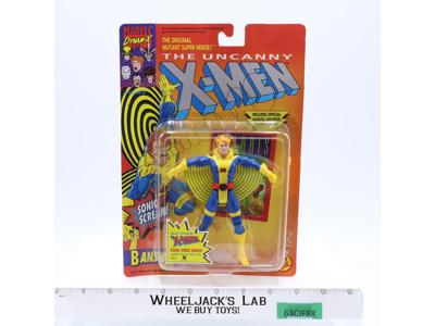 Banshee Sonic Scream Trading Card Uncanny X-Men Marvel Dynam-X 1992 Toy Biz MOSC