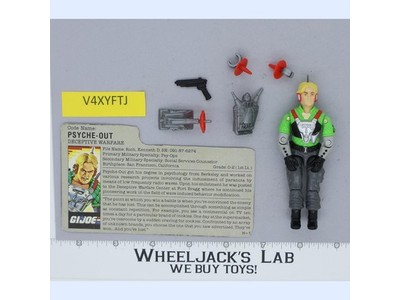 Psyche-Out V1 100% Complete G.I. Joe 1987 Hasbro Vintage Action Figure
