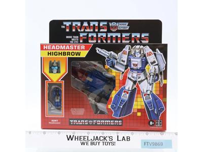 Highbrow Headmaster Transformers Reissue 2021 Hasbro Action Figure NEW SEALED