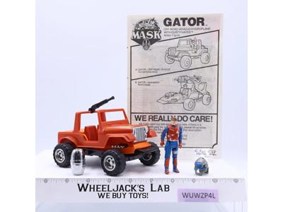 Gator W/ Hayes 100% Complete 1985 MASK M.A.S.K. Kenner Vintage Action Figure