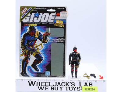 Iron Grenadiers V1 100% Complete 34 Cardback 1988 G.I. Joe Hasbro Vintage Figure