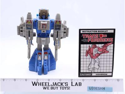 Highbrow 100% Complete Headmaster Vintage 1987 G1 Transformers Action Figure