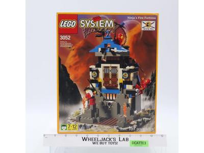 #3052 Ninja's Fire Fortress Castle Ninja 1999 Lego NEW SEALED