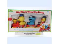 #8903 Big Bird's Wind Up Train Sesame Street 1993 Tyco Preschool Toy NEW SEALED