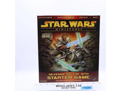 Revenge of the Sith Start Game W/ 34 Minis Star Wars 2005 WOTC Wizards