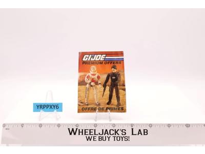 GI Joe Mini Mail Away Fold-Out Order Form / Lookbook 1993 Canadian / French
