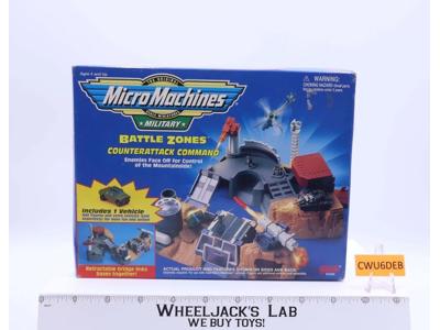 Counterattack Command Micro Machines Battle Zones 1997 Galoob NEW MISB