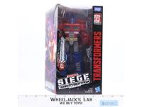Optimus Prime Transformers Siege War For Cybertron WFC 2018 Hasbro NEW SEALED