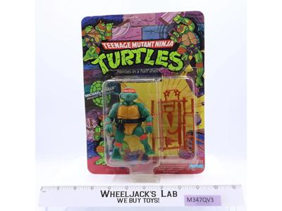 Michaelangelo Teenage Mutant Ninja Turtles TMNT 1988 UNPUNCHED 10 BACK MOSC New