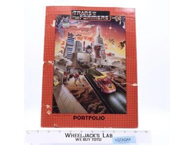 G1 Transformers Portfolio Pocket Folder 1986 Vintage Hot Rod Metroplex