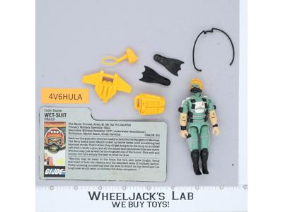 Wet-Suit V1 100% Complete G.I. Joe 1986 Hasbro Vintage Action Figure