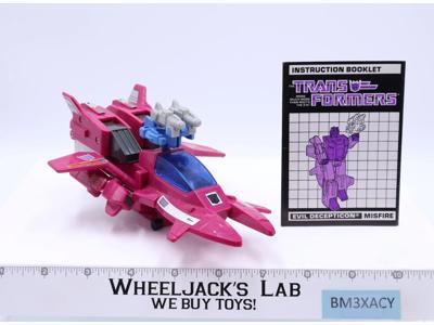 Misfire 100% Complete Vintage 1987 G1 Transformers Hasbro Action Figure
