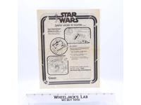 Kenner 1979 Darth Vader TIE Fighter Instructions Vintage
