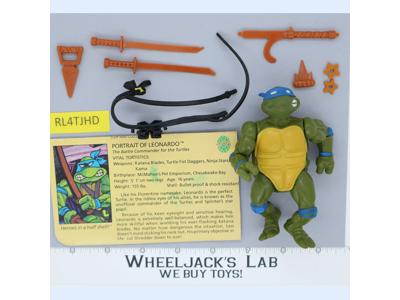 Leonardo SOFT HEAD Complete Teenage Mutant Ninja Turtles TMNT 1988 Playmates