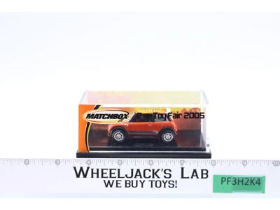 Mini Cooper Pre Toy Fair 2005 Matchbox Promotional Orange NEW in Case