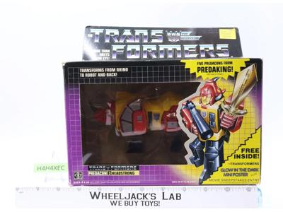 Headstrong Complete W/ Box & Insert Near Mint 1986 G1 Transformers Vintage