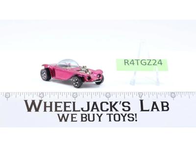 Beatnik Bandit Spectraflame Rose 1968 Hot Wheels Mattel Vintage Redline